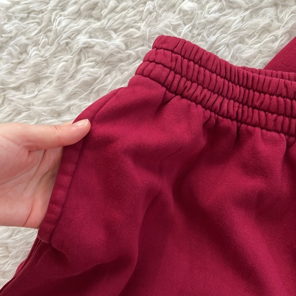 Champion Red Sweatpants Joggers Workout Running Size Medium - Picture 5 of 12